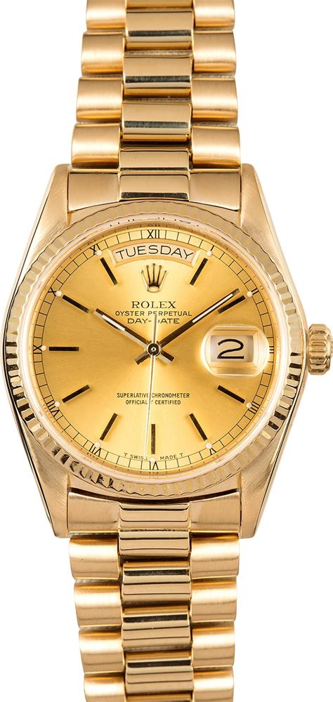 day date 34 18k rolex|rolex presidential 18k solid gold.